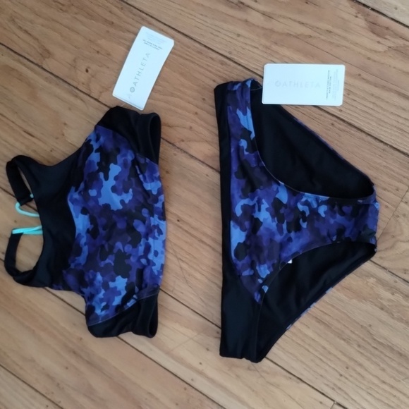 NWT Freestyle Camo High neck Bikini top and bottoms Sz M - Picture 4 of 16